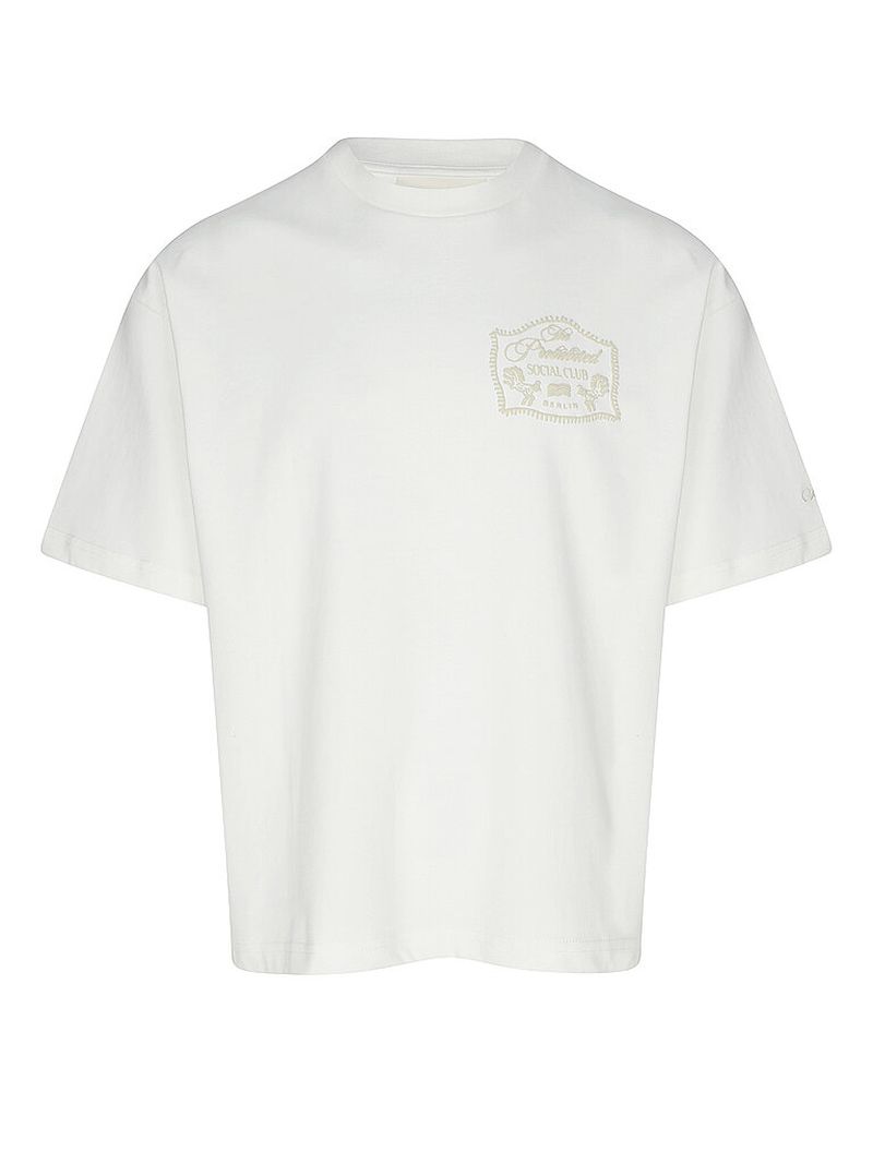 T-Shirt LOWKEY VINTAGE weiss S herren