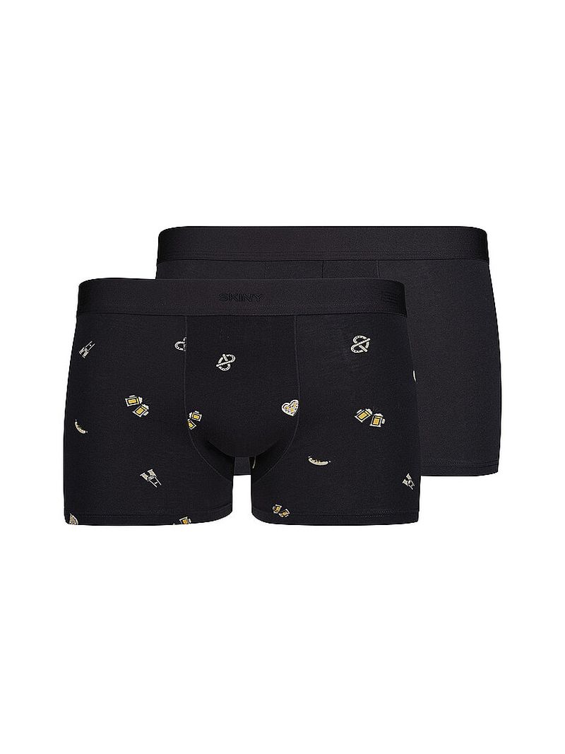 Pantalones Paq. de 2 ALGODÓN MULTIPACK selección beerfestival negro L