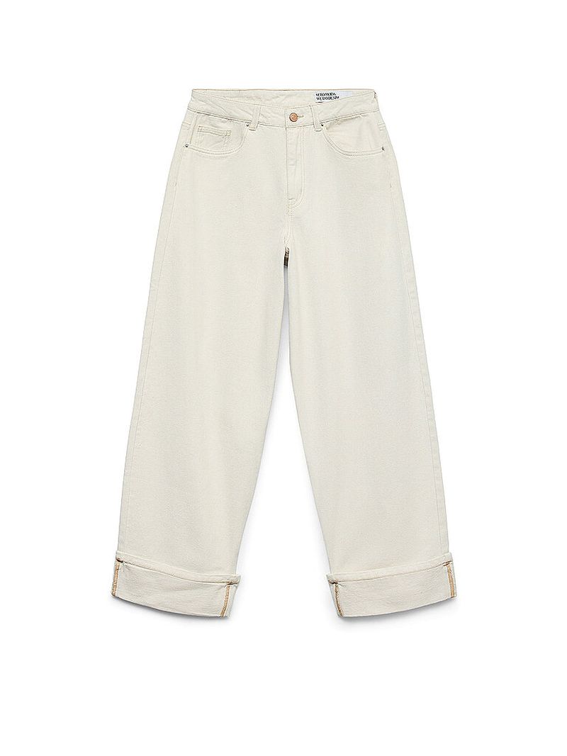 Nom du produit: Jeans Wide Leg VMZELDA crème 26/L32