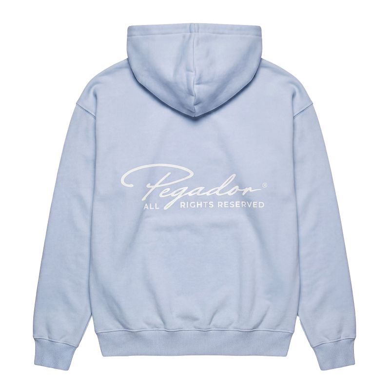 Pike Oversized Sweat Jacket Washed Ocean Blue XL Herren