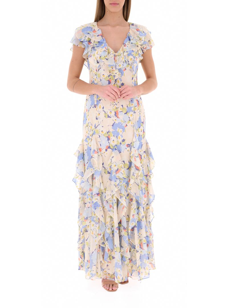 Abito scollo a V LAUREN MULTICOLOR 8