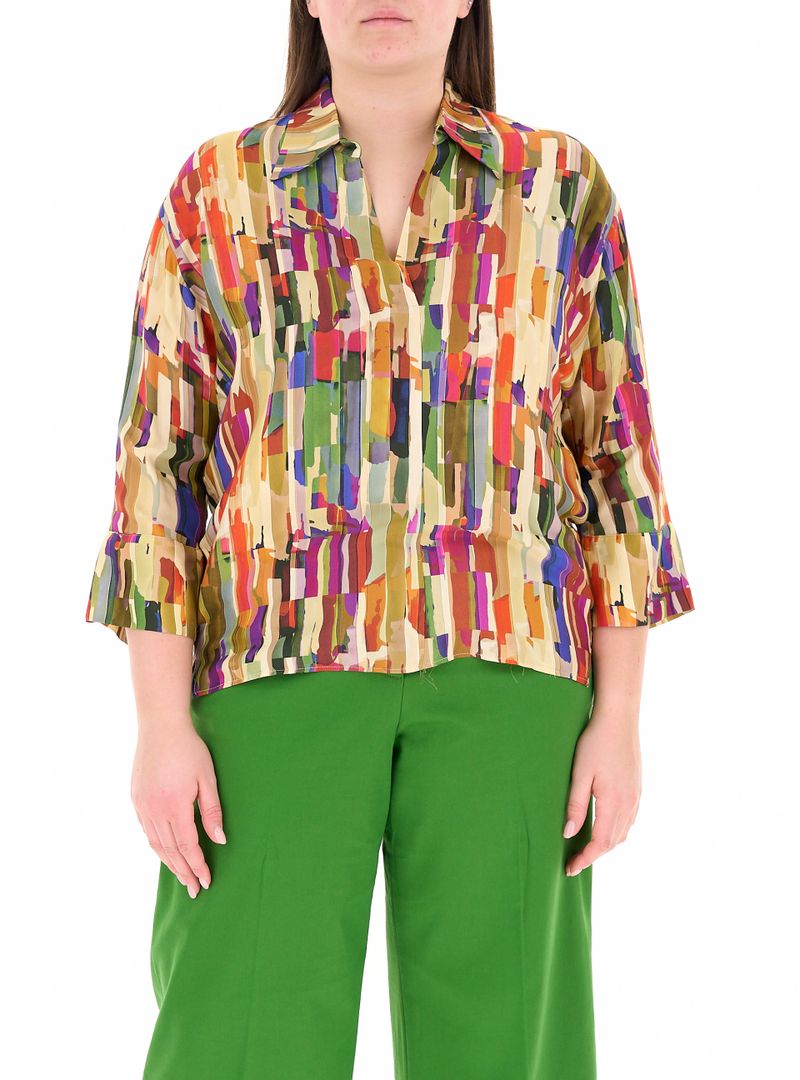 Blusa in viscosa MULTICOLOR M