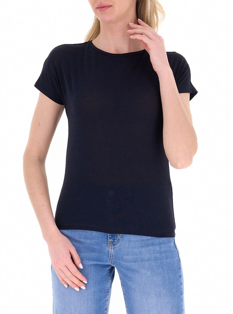 Blusa maniche corte BLU NAVY L