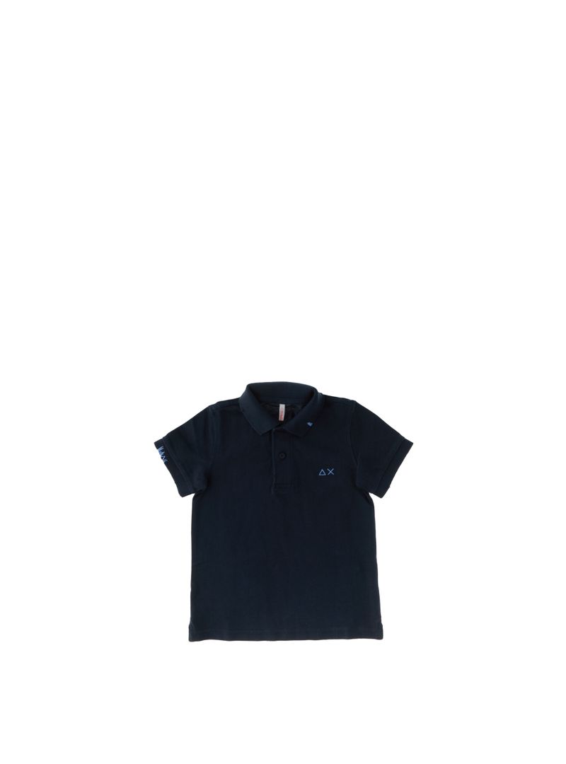 SUN68 Polo maniche corte BLU NOTTE