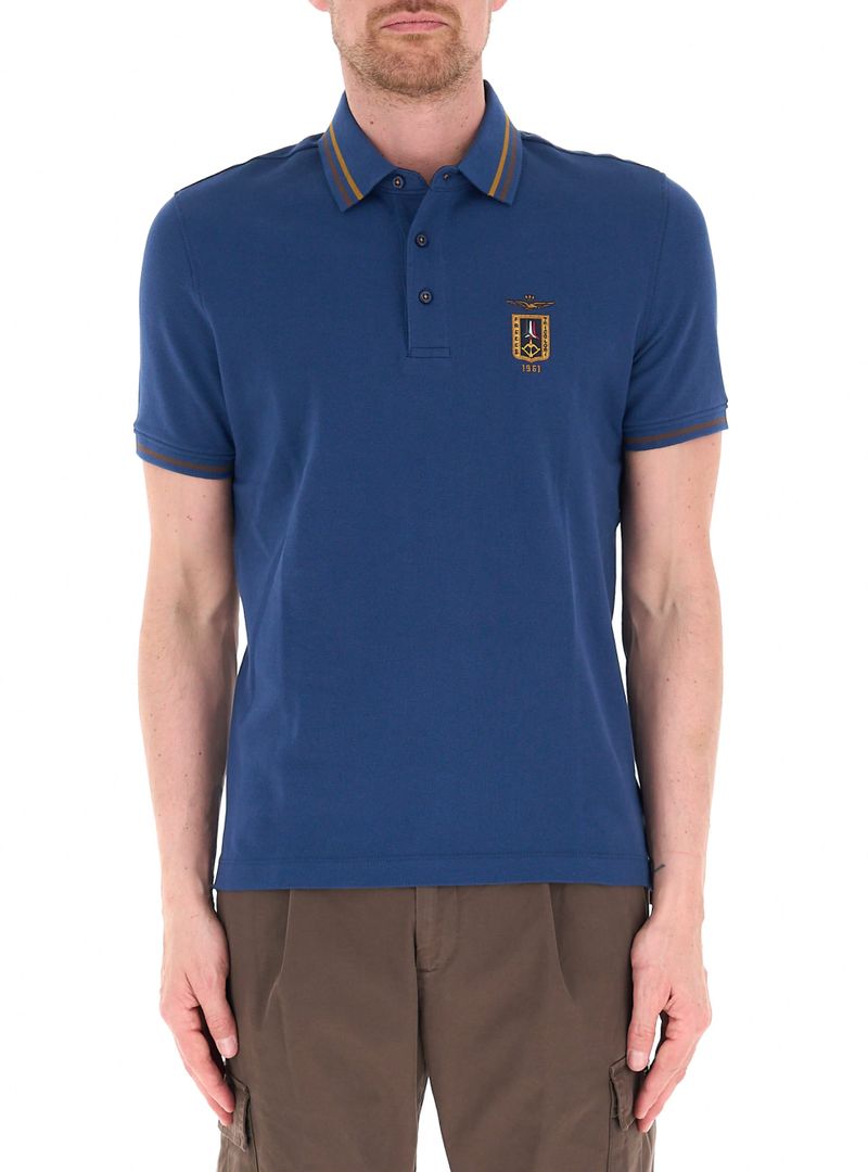 Polo maniche corte BLU