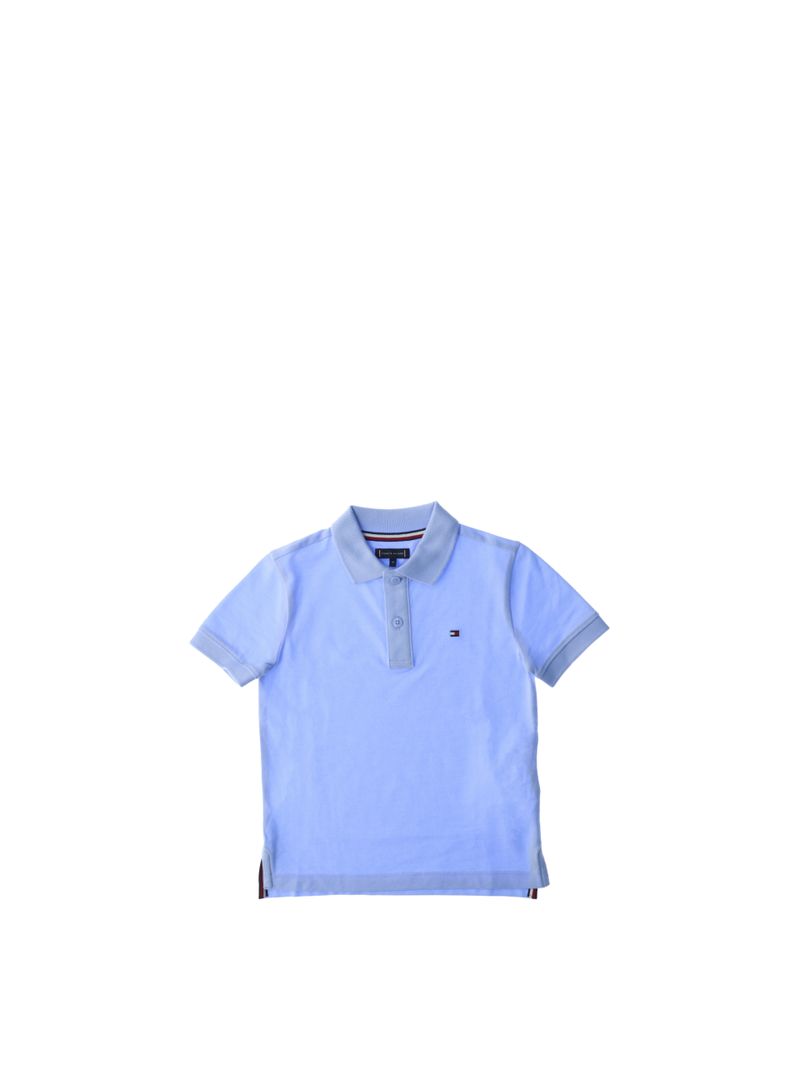 Polo maniche corte AZZURRO POLVERE 4