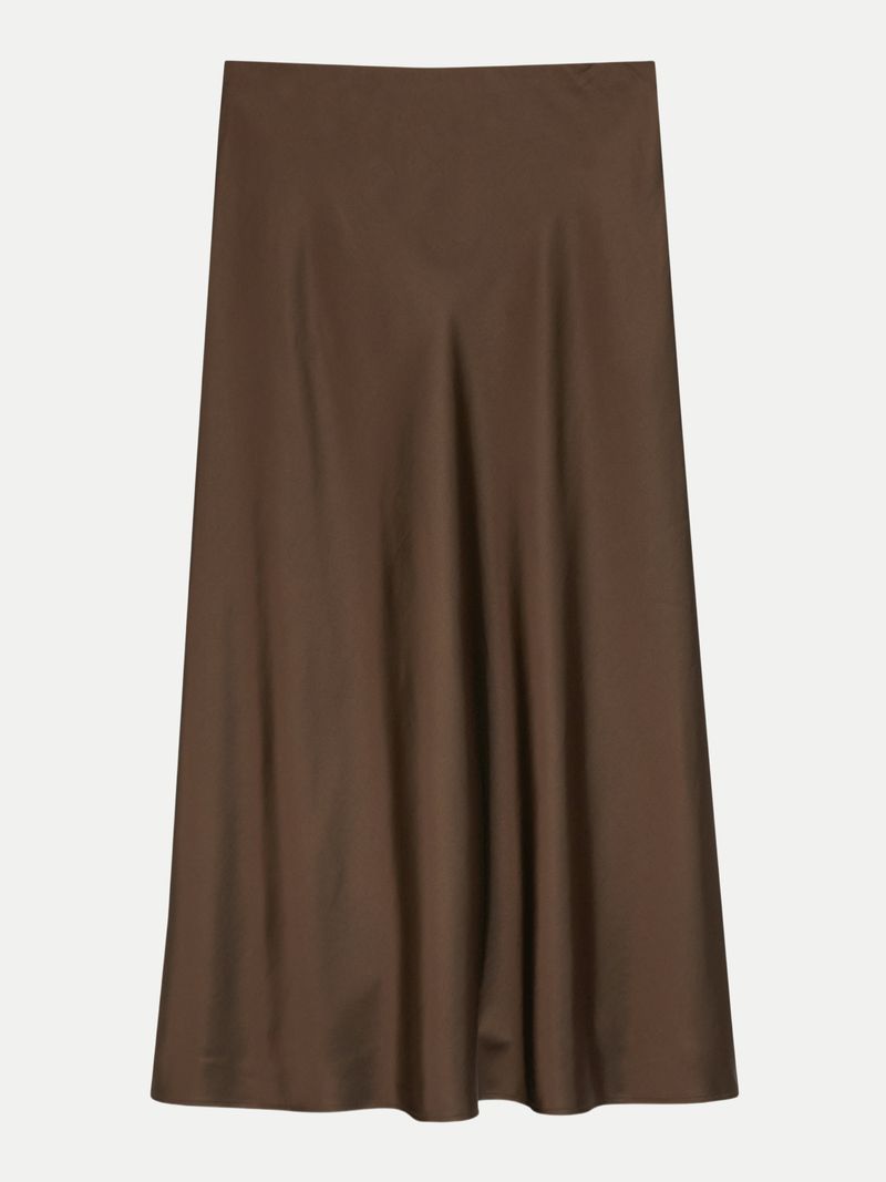 Rock 36 Regular Fit,Unifarben,Casual,Polyester,Damen,Braun