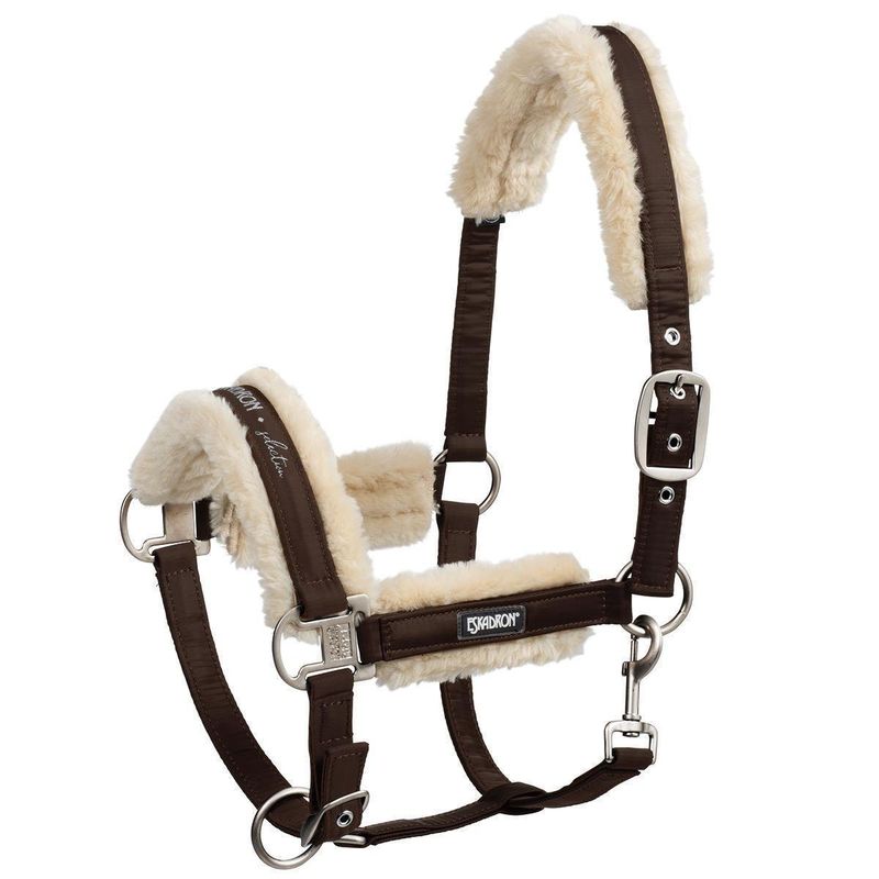 Halfter Fauxfur Pin Buckle, darkbrown WE