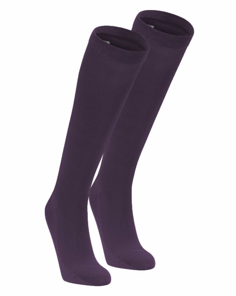 Riding Socks PROFESSIONAL (2 Paare) aubergine ONE SIZE