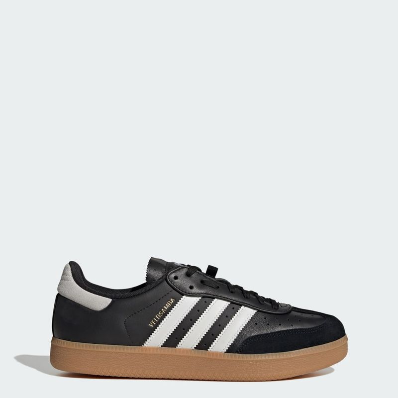 Scarpe Velosamba Leather 45 1/3 Core Black / Cloud White / Gold Metallic