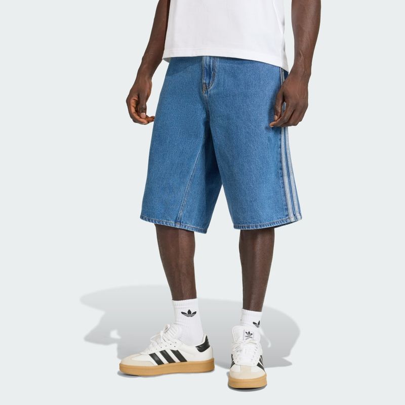 JORT DENIM FIREBIRD ADICOLOR 30" Blue Denim / White / Blue