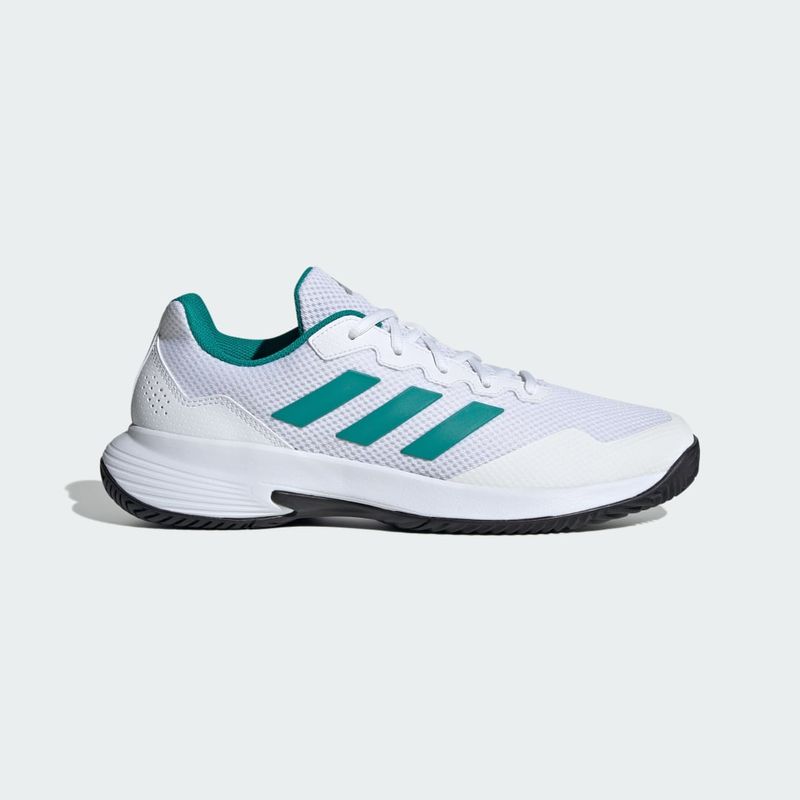 Scarpe da tennis Gamecourt 2.0 43 1/3 Cloud White / Pure Teal / Core Black