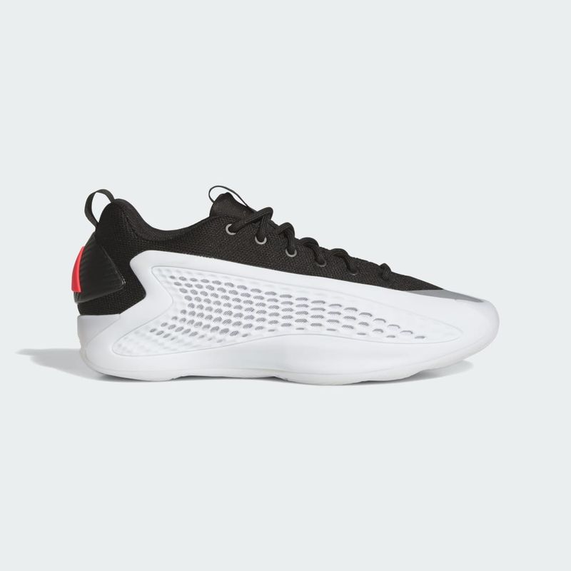 Scarpe Anthony Edwards 1 Low Cloud White / Core Black / Lucid Red