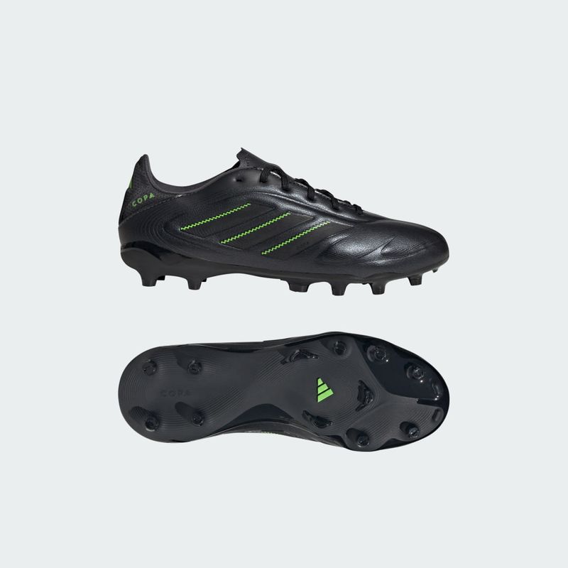Scarpe Copa Pure 3 League Firm/Multi-Ground Bambini 38 2/3 Core Black / Dgh Solid Grey / Lucid Lemon