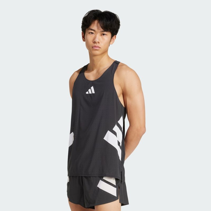 Canotta adizero Road to Records M Black