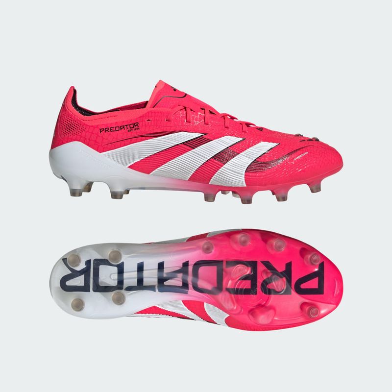 Scarpe da calcio Predator Elite Artificial Grass 39 1/3 Lucid Red / Cloud White / Core Black
