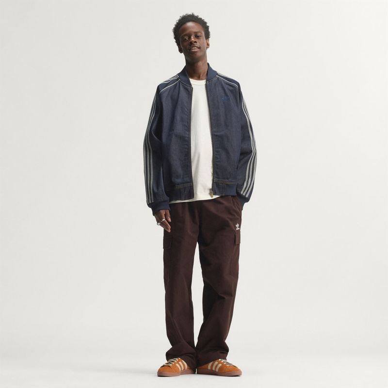 TRACK TOP SST ADICOLOR DENIM L Indigo Denim