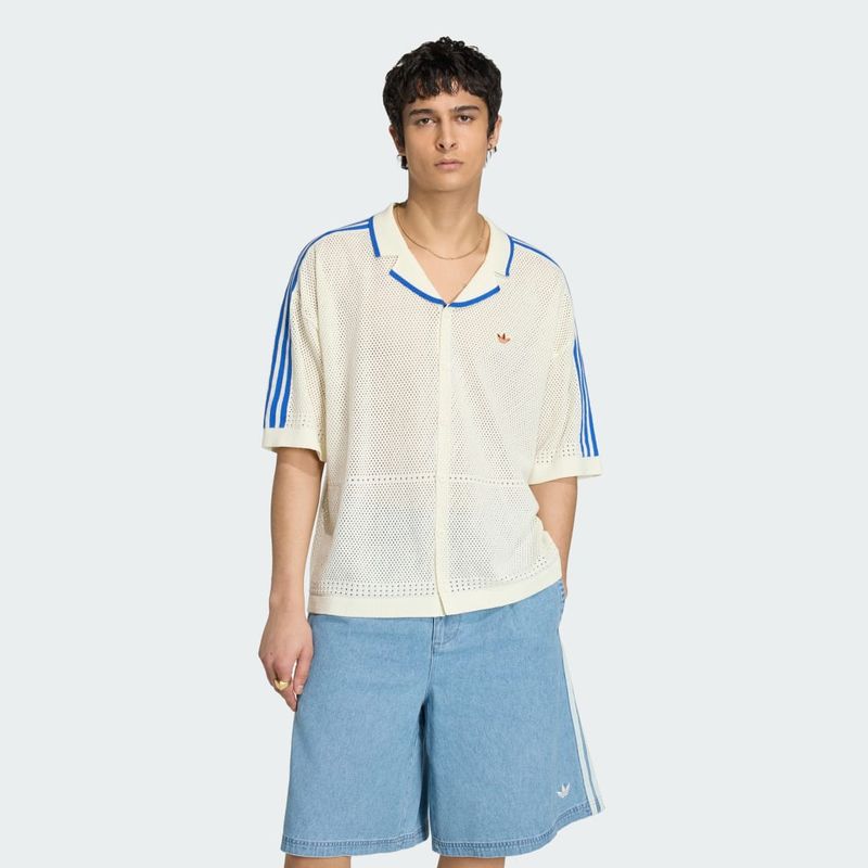CAMICIA KNITTED RESORT S Off White