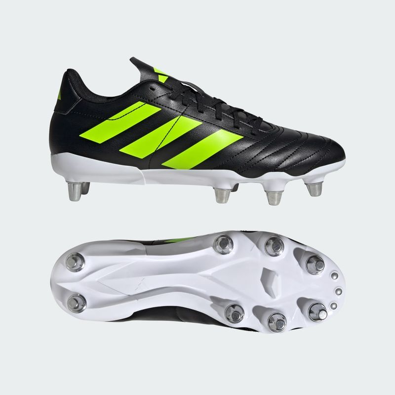 Scarpe da rugby Kakari Soft Ground 47 1/3 Core Black / Lucid Lemon / Cloud White