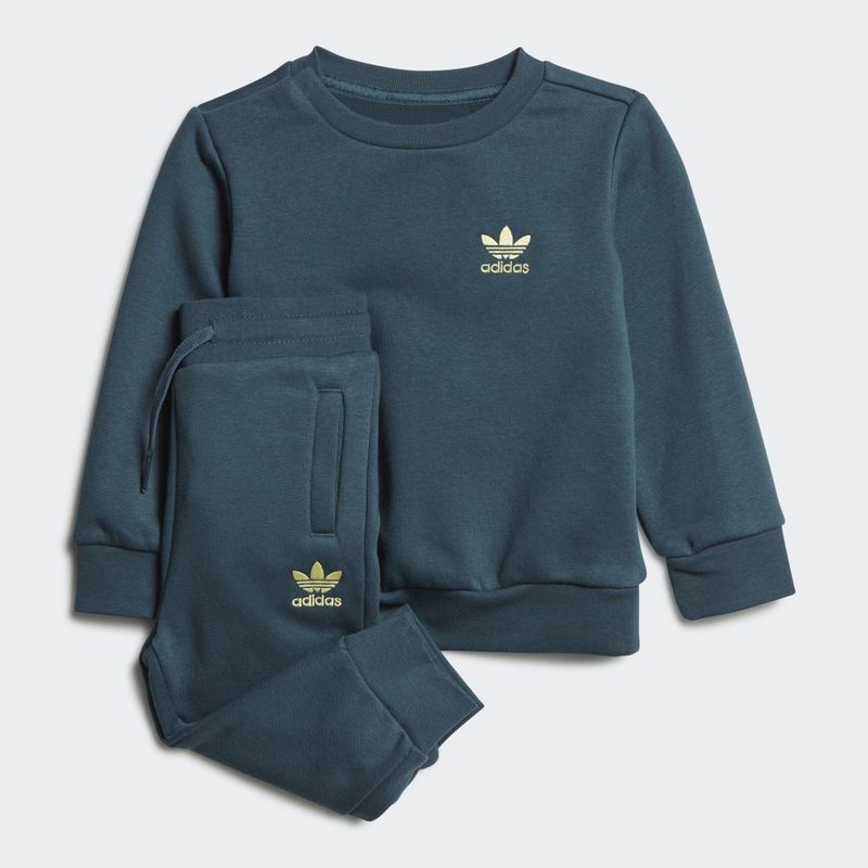 Set adicolor Crew Arctic Night / Pulse Yellow