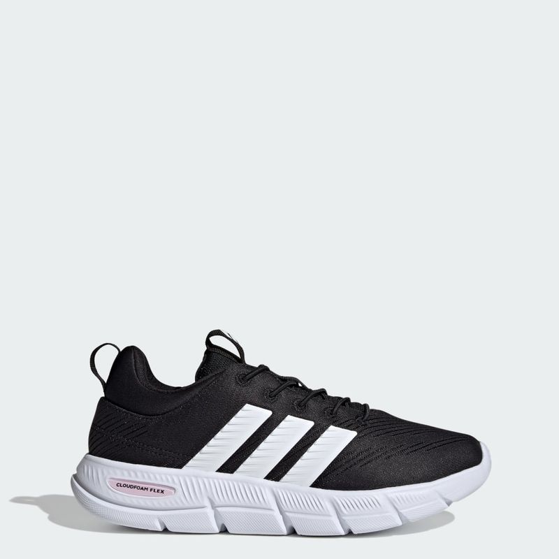 SCARPE CLOUDFOAM FLEX CON LACCI ELASTICIZZATI Core Black / Zero Metalic / Almost Pink