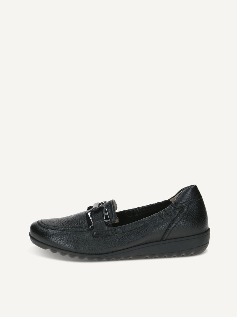 CAPRICE Moccasin, , made of Leather without heel, Size 38