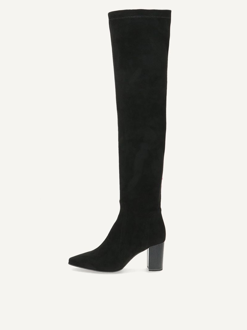 CAPRICE Overknee boots, , made of Textiles with Block heel, Size 41