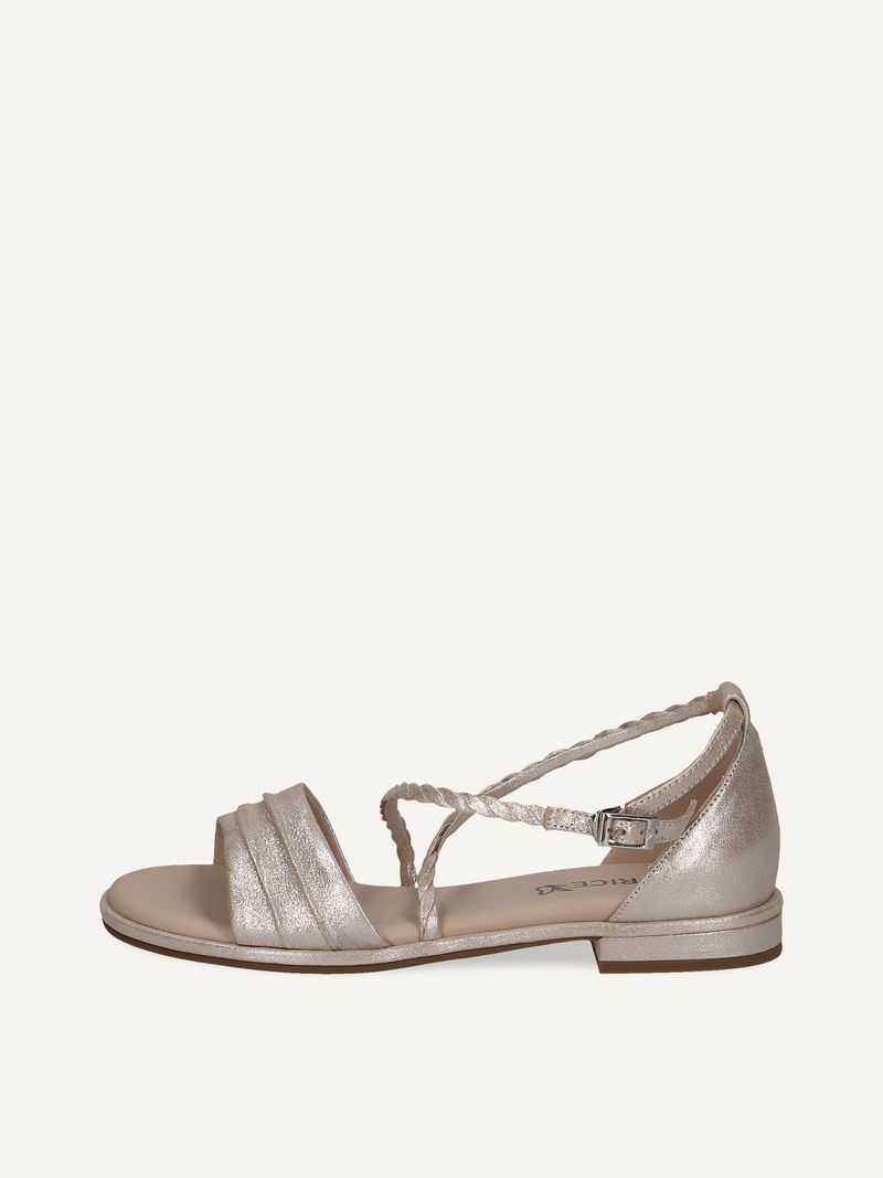 CAPRICE Sandal, , made of Leather with Block heel, Size 36