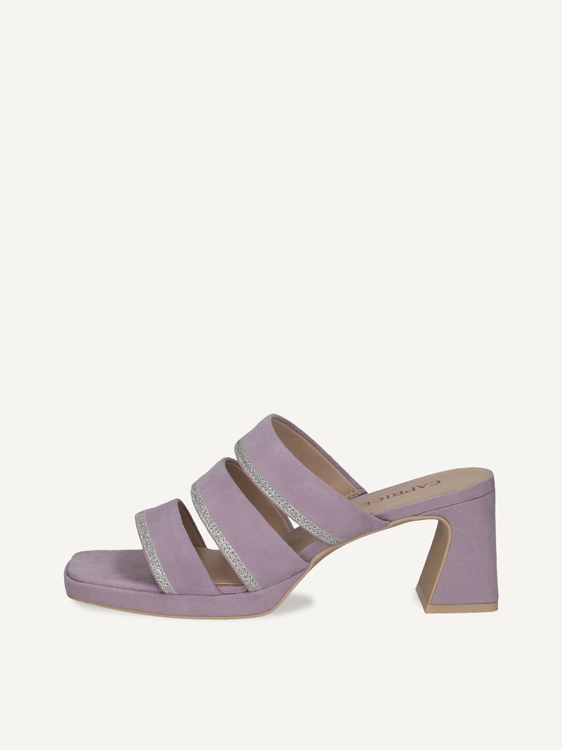 CAPRICE Mule, , made of Leather with Block heel, Size 39