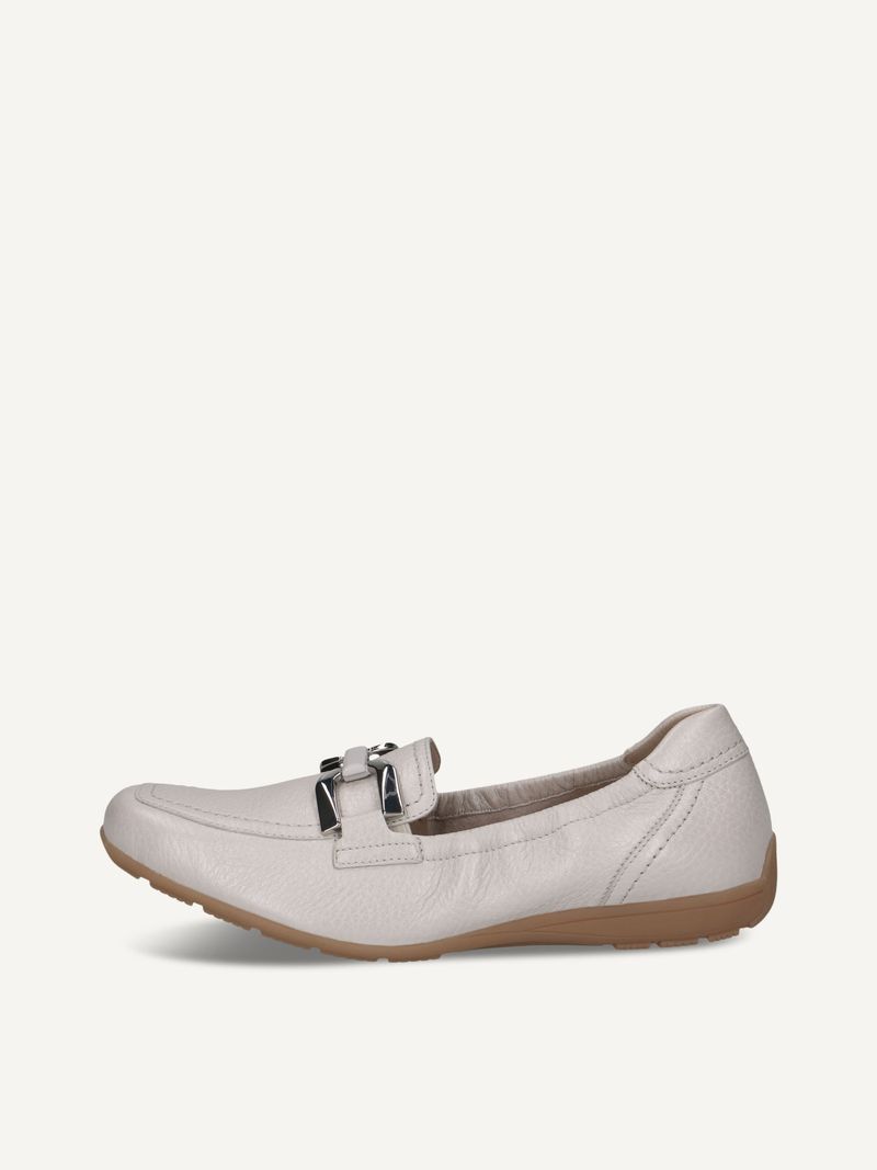 CAPRICE Moccasin, , made of Leather without heel, Size 37