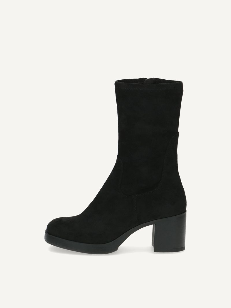 CAPRICE Bootie, , made of Textiles with Block heel, Size 42