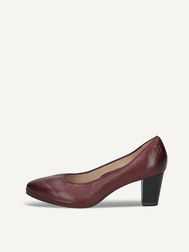 CAPRICE Pumps, , made of Leather with Block heel, Size 40