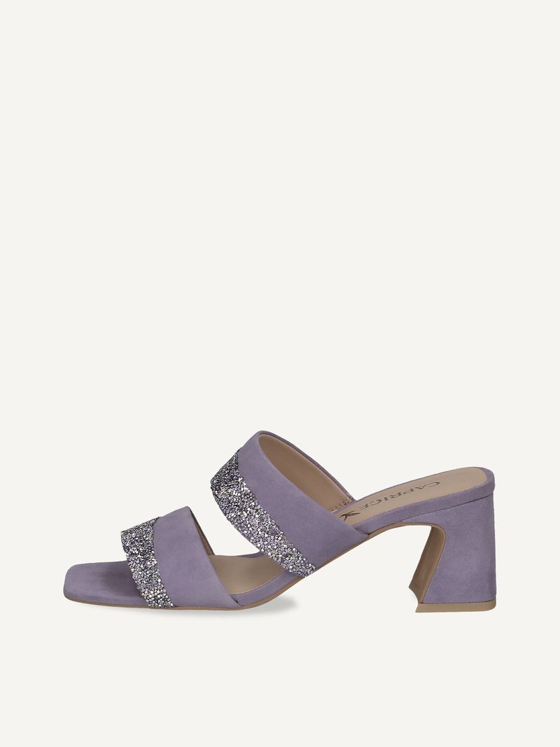 CAPRICE Mule, , made of Leather with Block heel, Size 38