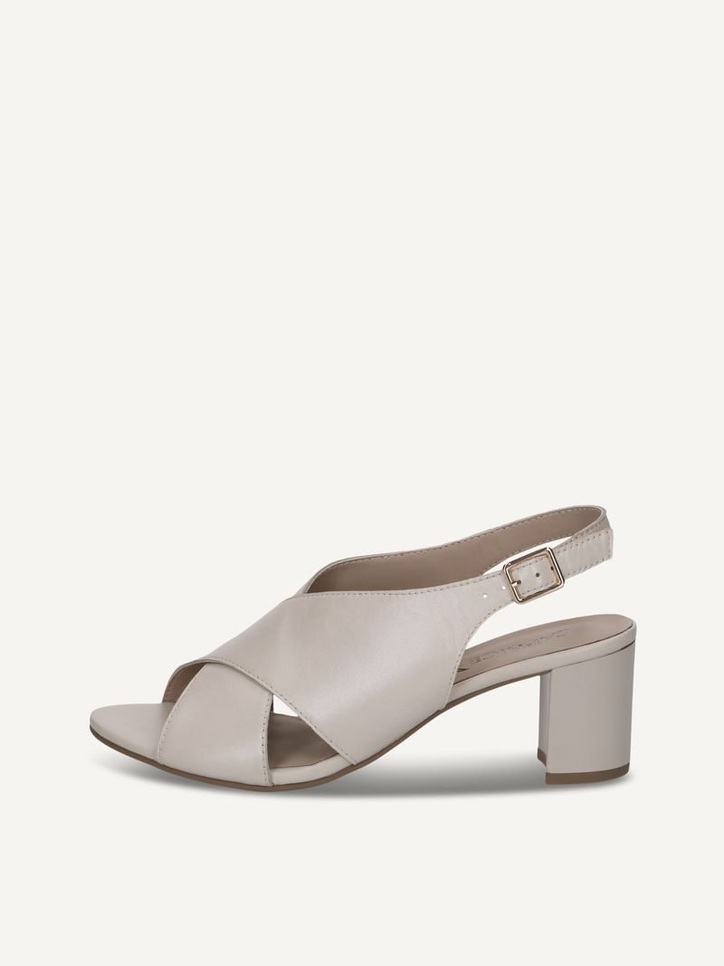 CAPRICE Heeled sandal, , made of Leather with Block heel, Size 37.5