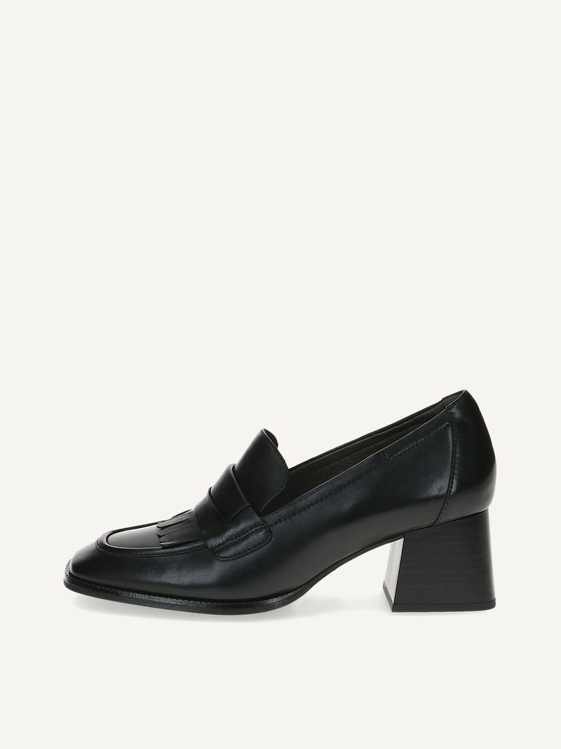CAPRICE Trotteur, , made of Leather with Trapeze heel, Size 40