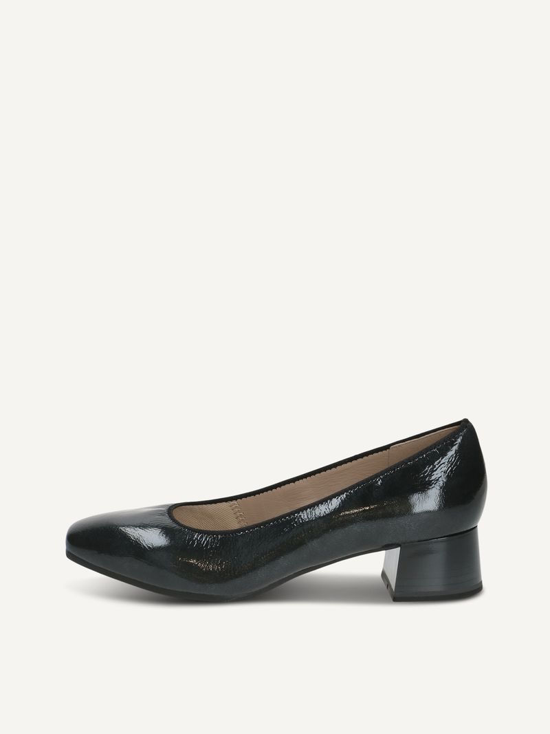 CAPRICE Pumps, , made of Leather with Block heel, Size 39