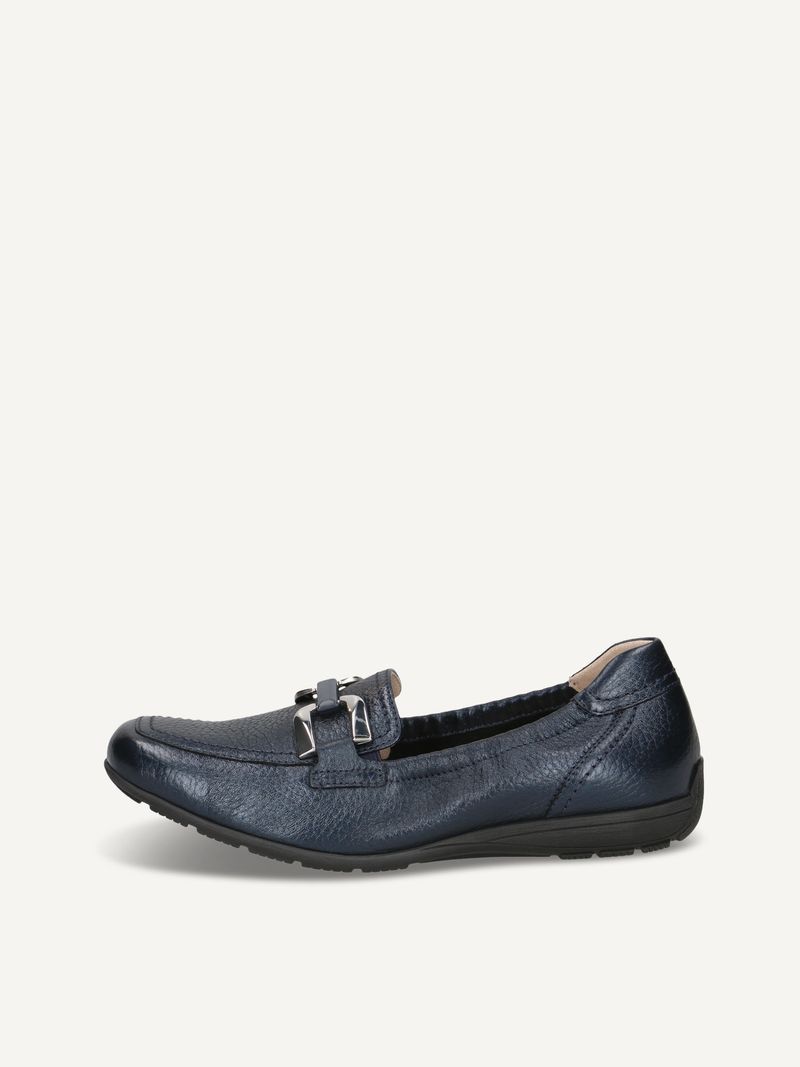 CAPRICE Moccasin, , made of Leather without heel, Size 38