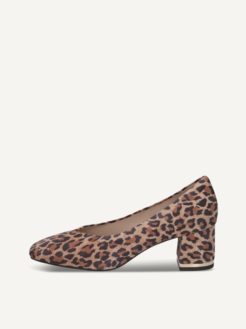 CAPRICE Pumps, , made of Leather with Block heel, Size 37