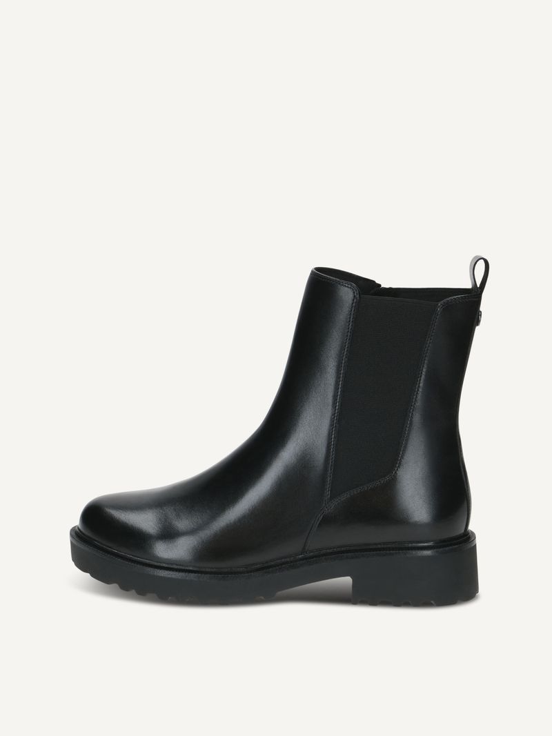 CAPRICE Chelsea boot, , made of Leather and synthetic without heel, Size 37