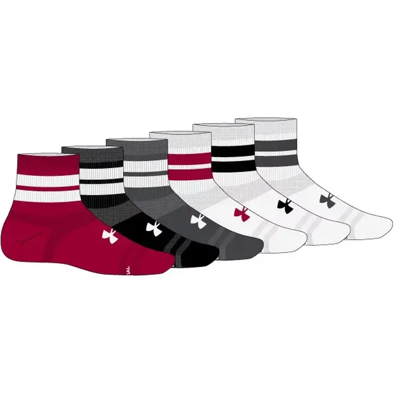 Socken für Kinder Essential (x6) - Rouge - unisex - Size: 31,5/36,5