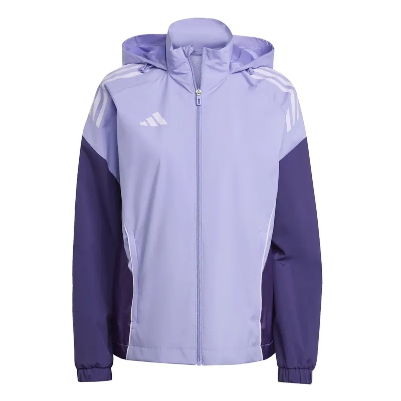 Trainingsjacke Damen All Weather Tiro 25 - Violet - female - Size: L