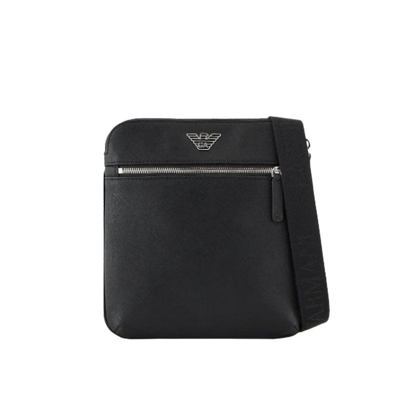 Borse a spalla uomo - borsa messenger - nero