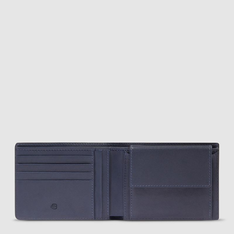 Portafoglio con portamonete Uomo PU257APR-N Nero