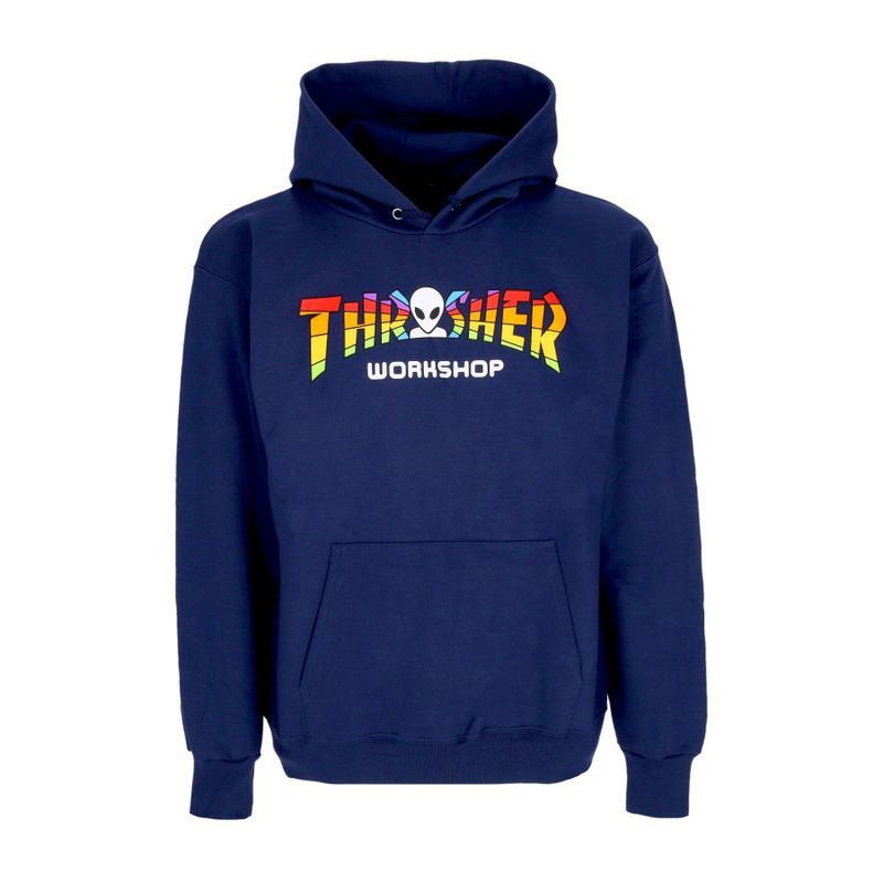 Felpa Cappuccio Uomo Spectrum Hoodie X Aws Navy
