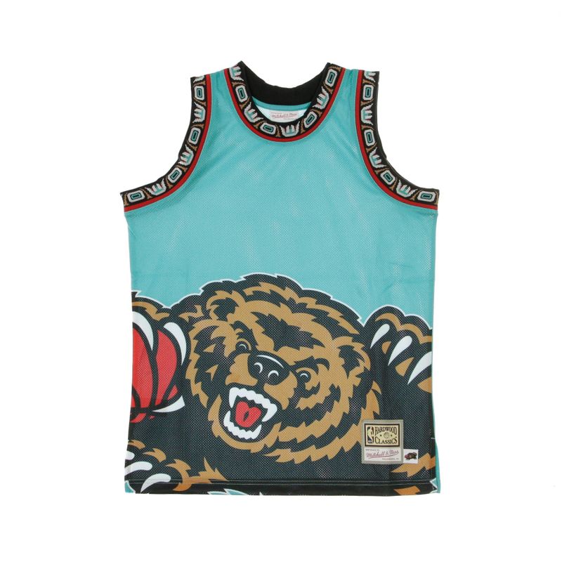 Canotta Tipo Basket Uomo Nba Big Face Jersey Vangri Original Team Colors
