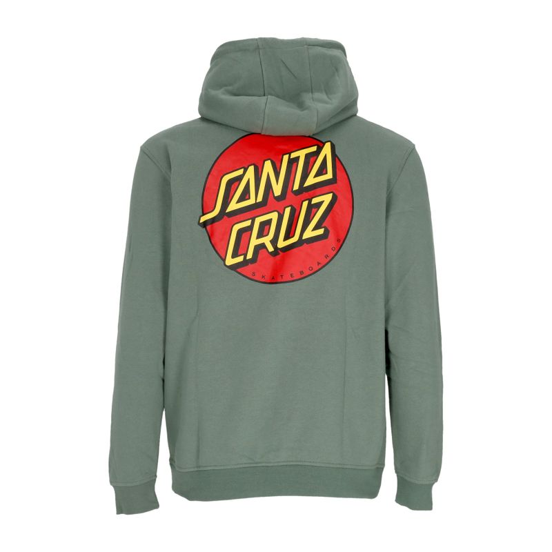 Felpa Cappuccio Uomo Classic Dot Chest Hoodie Sage