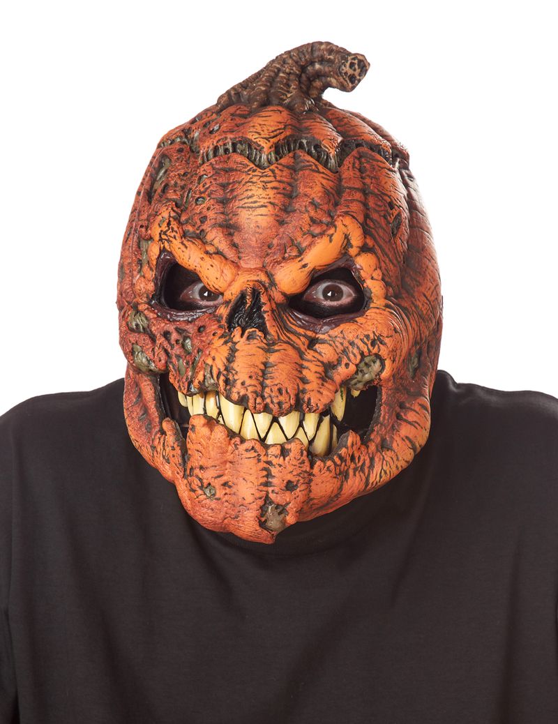 Horror-Kürbis Halloween-Ani-Motion-Maske orange
