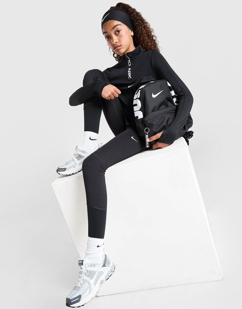 Leggings Pro Bambina Junior - Nero, nero nero Bambino taglia 10-12Y