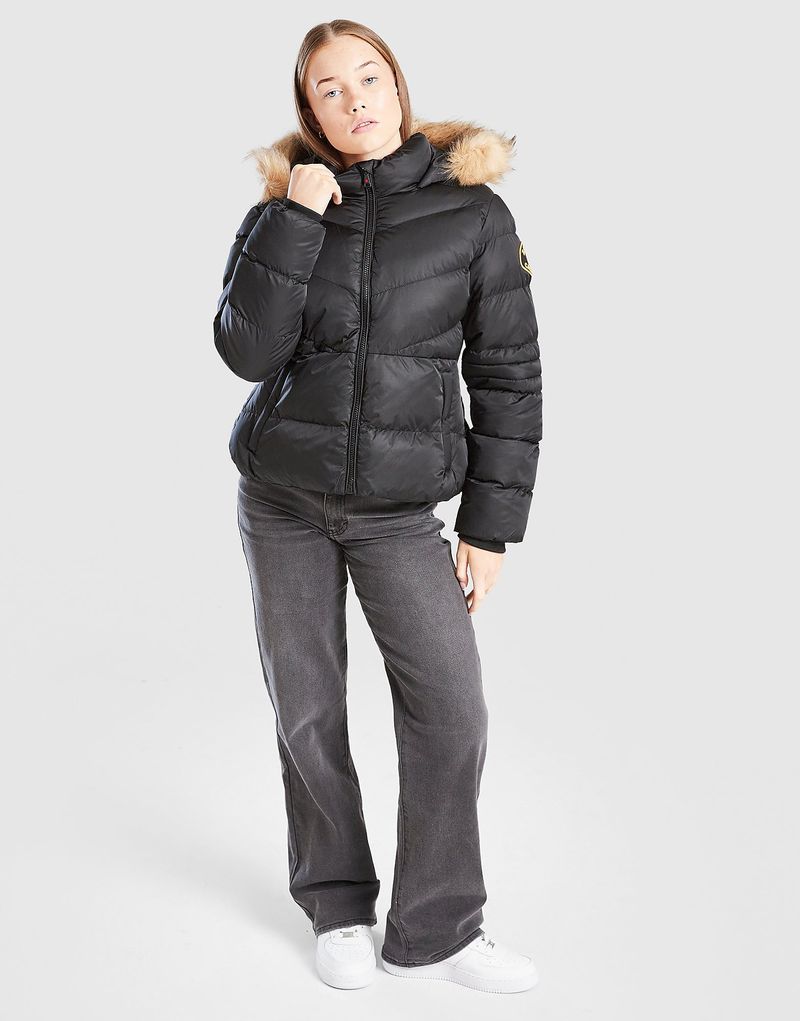 Girls' Allessia Puffer Jacke Kinder, Schwarz - unisex - Size: 8-9Y