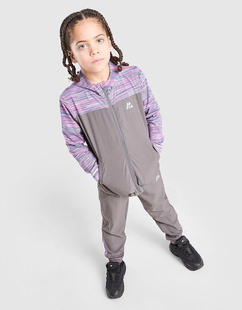 Trail Jacket/Track Pants Set Children, Grau - unisex - Size: 4-5Y